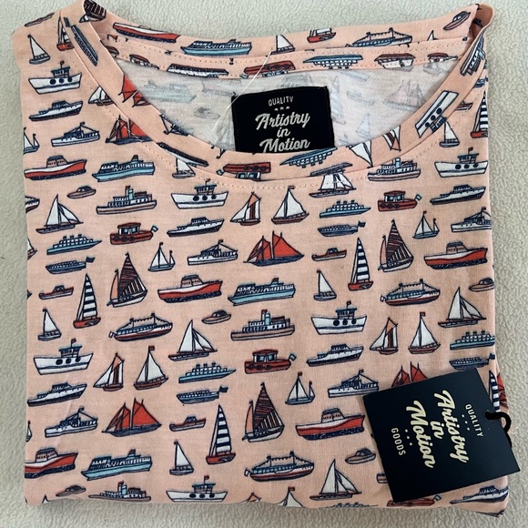 🔥 ARTISTRY IN MOTION QUALITY GOODS CREW NECK MEN'S COTTON TEE SIZE MEDIUM NWT - Picture 6 of 13